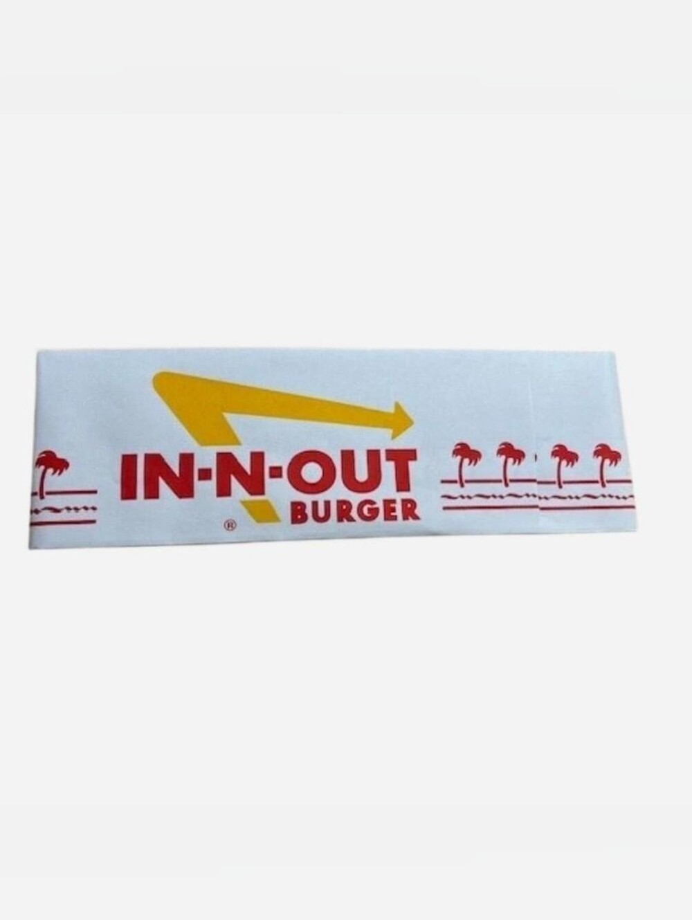 In-N-Out Burger Paper Hat 11" X 3" White Brand New USA Fastfood Merch Novelty